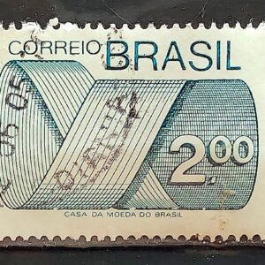 Selo Regular RHM 553 Tipo Gravura CrS 2 Com FSF 1974 Circulado 1