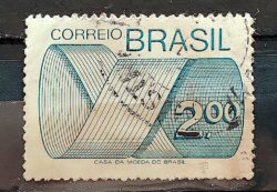 Selo Regular RHM 553 Tipo Gravura CrS 2 Com FSF 1974 Circulado 2