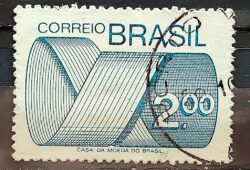 Selo Regular RHM 553 Tipo Gravura CrS 2 Com FSF 1974 Circulado 3