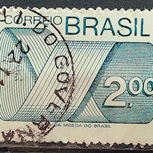 Selo Regular RHM 553 Tipo Gravura CrS 2 Com FSF 1974 Circulado 5