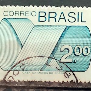 Selo Regular RHM 553 Tipo Gravura CrS 2 Com FSF 1974 Circulado 6