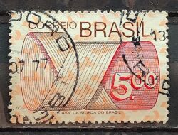Selo Regular RHM 555 Tipo Gravura CrS 5 Com FSF 1974 Circulado 1