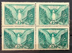 A 61 Selo Aereo Conferencia Interamericana de Defesa do Hemisferio Bandeira Pomba da Paz Ave 1947