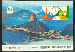 B 197M Bloco Entrega da Bandeira 3D Olimpiadas Londres Inglaterra 2015