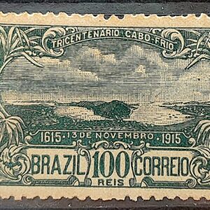 C 10 Selo Tricentenario Cabo Frio 1915 1