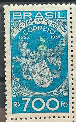 C 101 Selo Centenario da Colonizacao do Espirito Santo Navio Caravela 1936