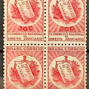 C 110 Selo Congresso Nacional de Direito Judiciario Justica 1936 Quadra 1