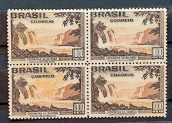 C 121 Selo Propaganda Turistica Turismo Cataratas do Iguassu Iguacu 1937 Quadra