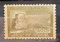 C 129 Selo Primeiro Grito de Republica 1938