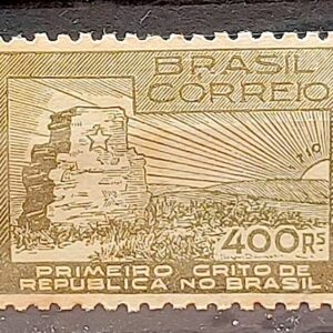 C 129 Selo Primeiro Grito de Republica 1938