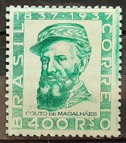 C 130 Selo Brigadeiro Couto de Magalhaes Militar Chapeu 1938 2