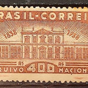 C 131 Selo Centenario do Arquivo Nacional Arquitetura 1938 2