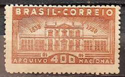 C 131 Selo Centenario do Arquivo Nacional Arquitetura 1938 3