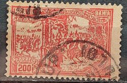 C 17 Selo Entrada do Exercito Pacificador na Bahia 1923 Circulado 3