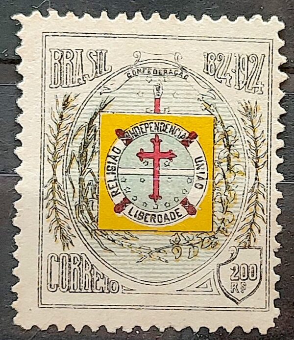 C 18 Selo Centenario Confederecao do Equador 1924 3