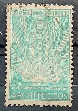 C 24 Selo Congresso de Arquitetura 1930 Circulado 1