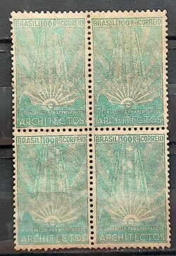 C 24 Selo Congresso de Arquitetura 1930 Quadra