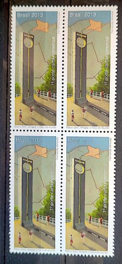 C 3300 Selo Marco Zero Amapa Macapa 2013 Quadra