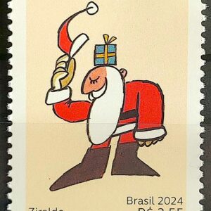 C 4166 Selo Natal Ziraldo Crianca Infantil Literatura 2024 Papai Noel