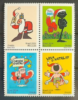 C 4167 Selo Natal Ziraldo Crianca Infantil Literatura 2024 Quadra