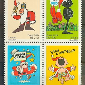 C 4166 Selo Natal Ziraldo Crianca Infantil Literatura 2024 Quadra