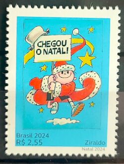 C 4169 Selo Natal Crianca Infantil Literatura 2024 Menino Maluquinho