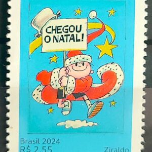 C 4168 Selo Natal Crianca Infantil Literatura 2024 Menino Maluquinho