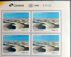 C 4171 Selo Lencois Maranhenses Maranhao Turismo 2024 Quadra Vinheta Correios