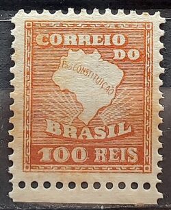 C 46 Selo Campanha Constitucionalista de Sao Paulo e MT Mapa 1932