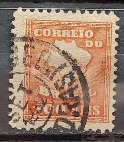 C 46 Selo Campanha Constitucionalista de Sao Paulo e MT Mapa 1932 Circulado 2