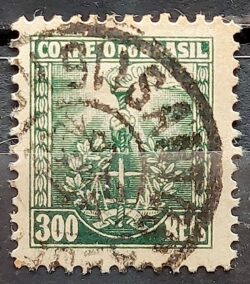 C 48 Selo Campanha Constitucionalista de Sao Paulo e MT Mapa 1932 Mao Circulado