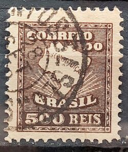 C 50 Selo Campanha Constitucionalista de Sao Paulo e MT Mapa 1932 Circulado