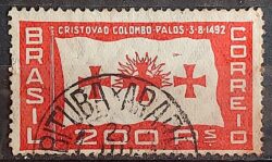 C 58 Selo Cristovao Colombo 1933 Circulado 7
