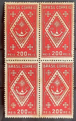 C 59 Selo Congresso Eucaristico Salvador Religiao 1933 Quadra 3