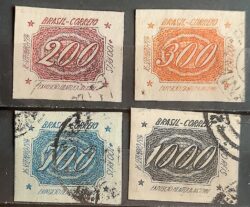 C 70 Selo Exposicao Filatelica Nacional Rio de Janeiro 1934 Serie Completa Circulado