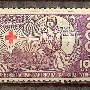 C 88 Selo Conferencia Pan Americana da Cruz Vermelha Saude Mulher 1935 1