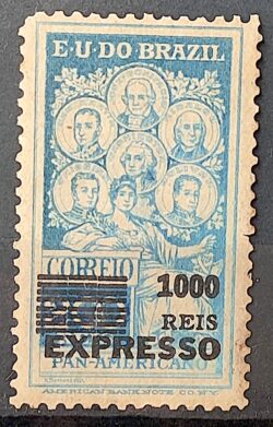 C 9 Selo Panamericano Sobreestampado 1930 3