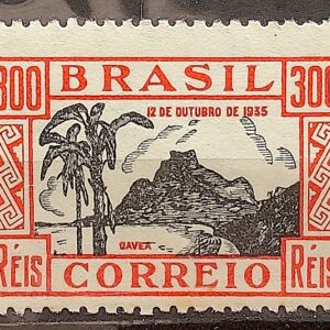 C 95 Selo Dia das Criancas Pedra da Gavea 1935 Carmim 2