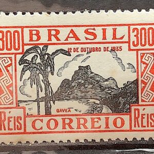 C 95 Selo Dia das Criancas Pedra da Gavea 1935 Carmim 3