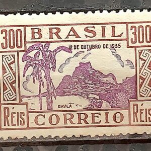 C 97 Selo Dia das Criancas Pedra da Gavea 1935 Castanho 3