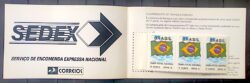 CD 18 Caderneta Comprovante de Franqueamento Selo Regular RHM 689 1991