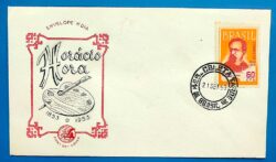 Envelope FDC 1953 Horacio Hora Pintura Arte CPD DF