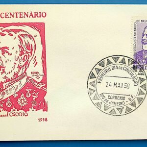 Envelope FDC 1958 Marechal Osorio MIlitar CBC RJ