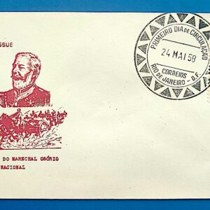 Envelope FDC 1958 Marechal Osorio MIlitar Cavalo CBC RJ