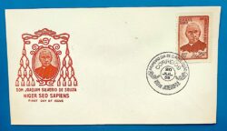 Envelope FDC 1959 Dom Joaquim Silverio de Souza Religiao CBC RJ