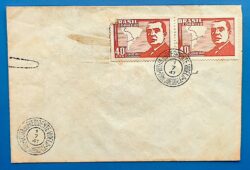 Envelope PVT 1947 Visita Presidente Chile Gonzalez Videla CPD RJ