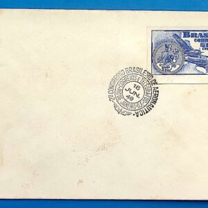 Envelope PVT 1949 Forca Aerea FAB Militar Italia Aviao CPD RJ0 2