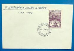 Envelope PVT 1954 Bicentenario Tratado de Madrid CPD SP