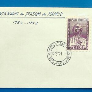 Envelope PVT 1954 Bicentenario Tratado de Madrid CPD SP