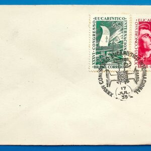 Envelope PVT 1955 Congresso Eucaristico Religiao CBC RJ